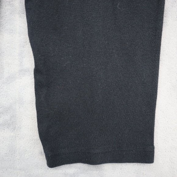 Nana Fashion Pants Womens 1XL Black Sweatpants Elastic Waist Pull On Knit Cotton - Picture 7 of 10